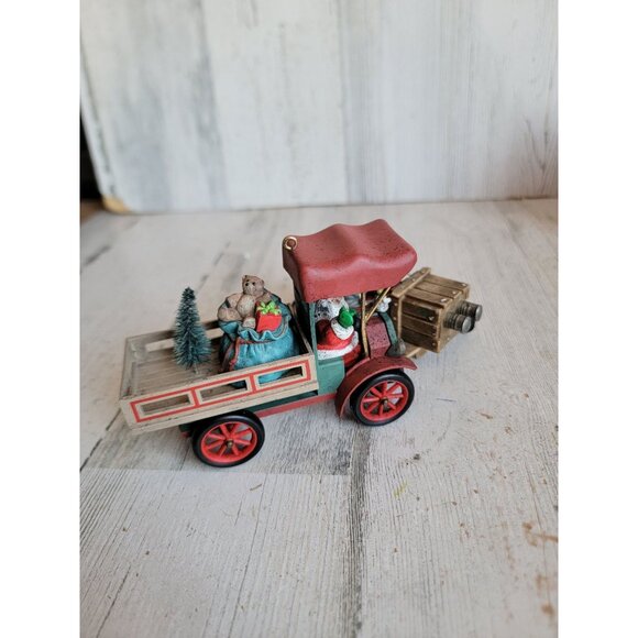Hallmark here comes Santa car vintage ornament Xmas set - Picture 4 of 6